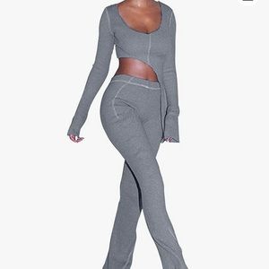 Grey Two Piece Set